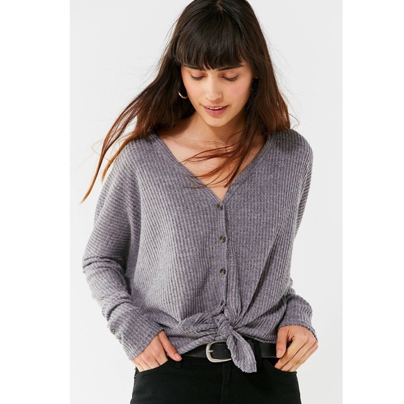 Urban Outfitters Tops - Out From Under JoJo Oversized Thermal Top NWOT